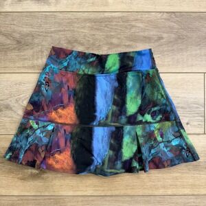 Dona Jo Athletic Skort Running Tennis Golf Pickleball Pockets Abstract‎ Size 1